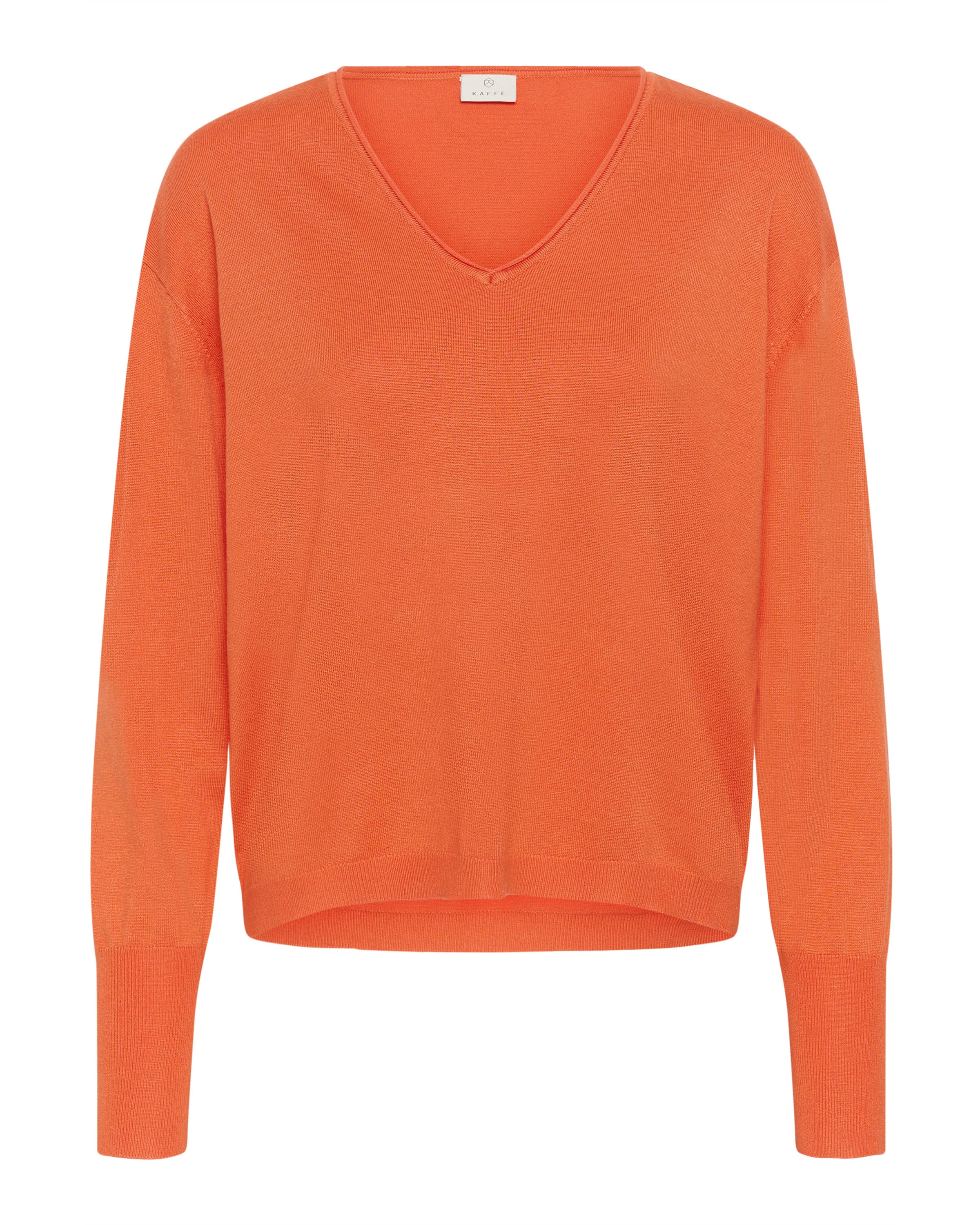 Kaffe Trui in Oranje: voorkant