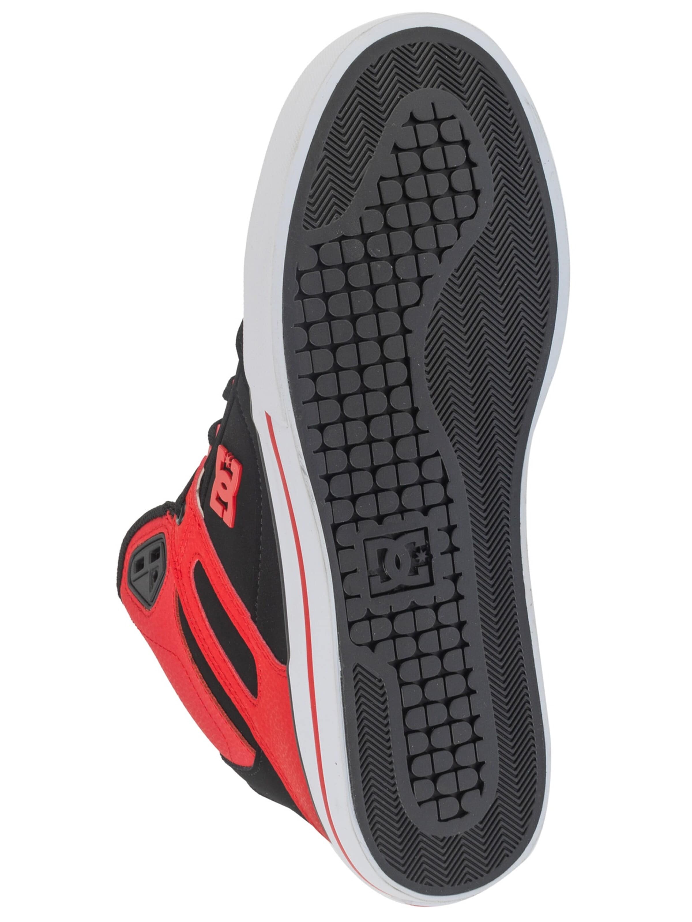 Baskets hautes 'Pure' DC Shoes en rouge