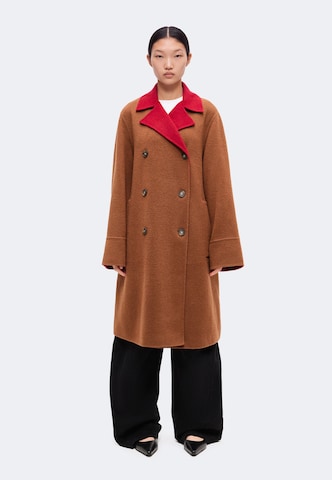Manteau mi-saison 'TARTINA' M-M en marron : devant