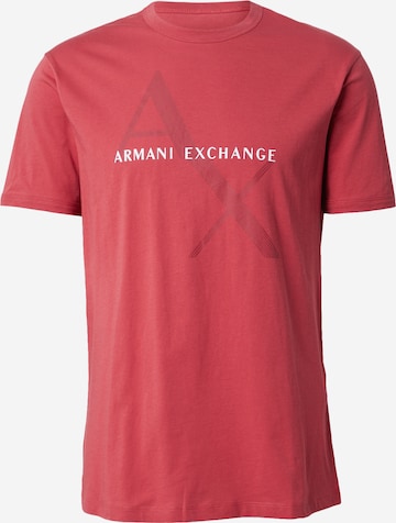 ARMANI EXCHANGE Shirt in Red: front