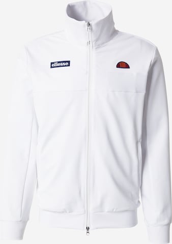 ELLESSE Кофта на молнии 'Riminali' в Белый: спереди