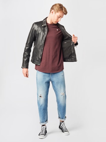 G-Star RAW Тениска в червено