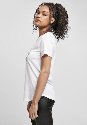 T-shirt 'One Line Fit' Merchcode en blanc