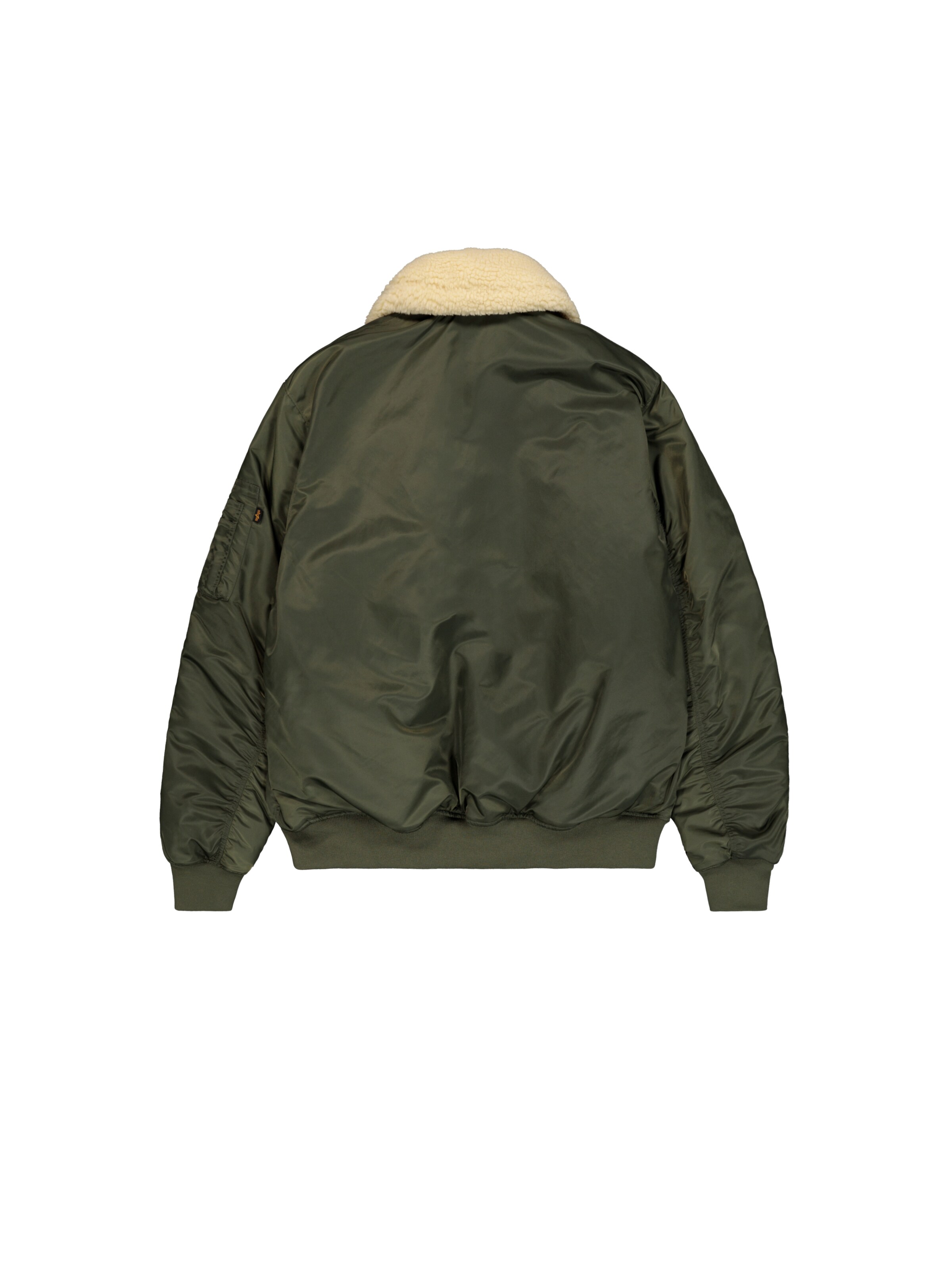 ALPHA INDUSTRIES Between-Season Jacket 'B-15' in Green: back