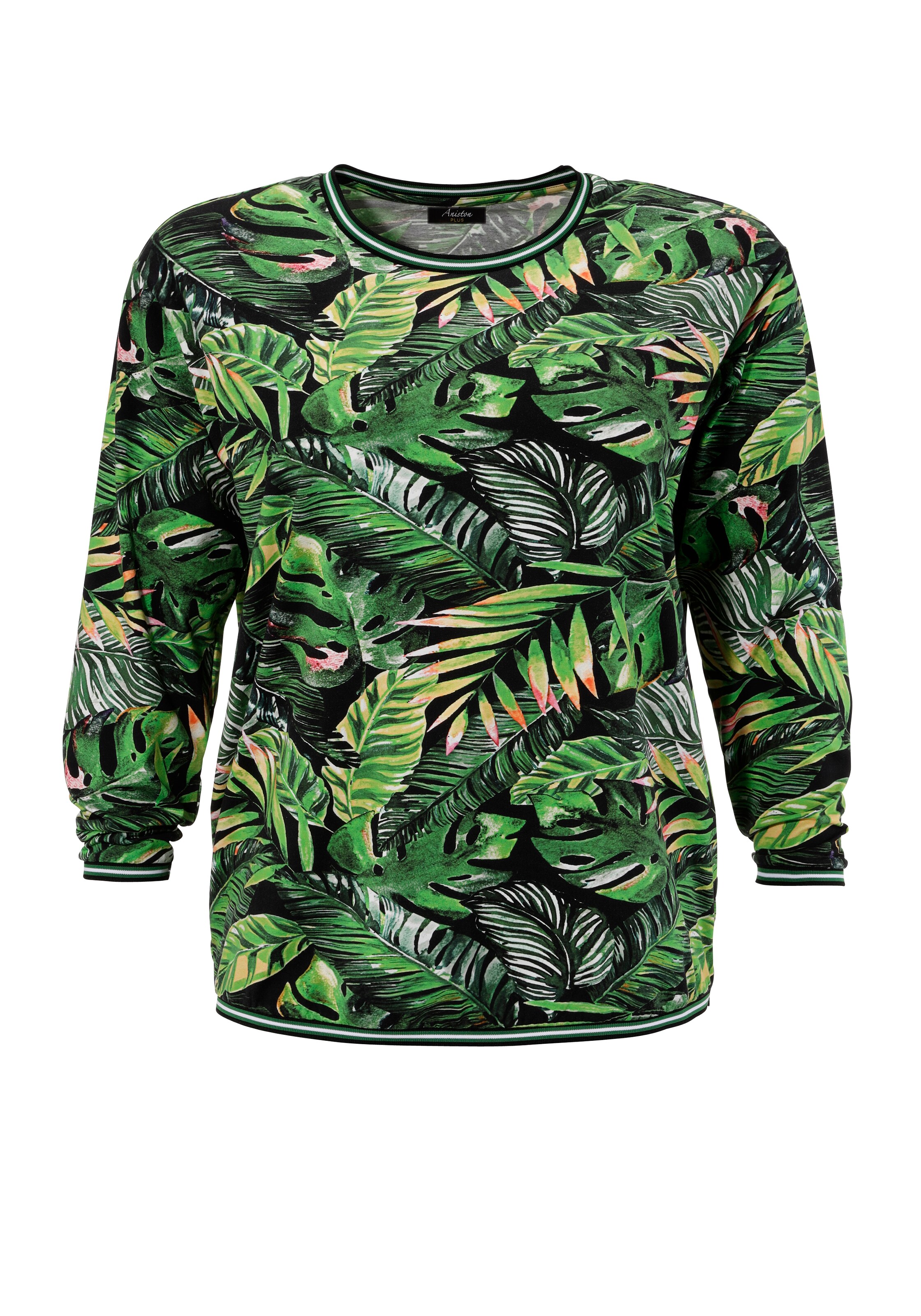 Aniston Sweatshirt in Schwarz: Vorderseite