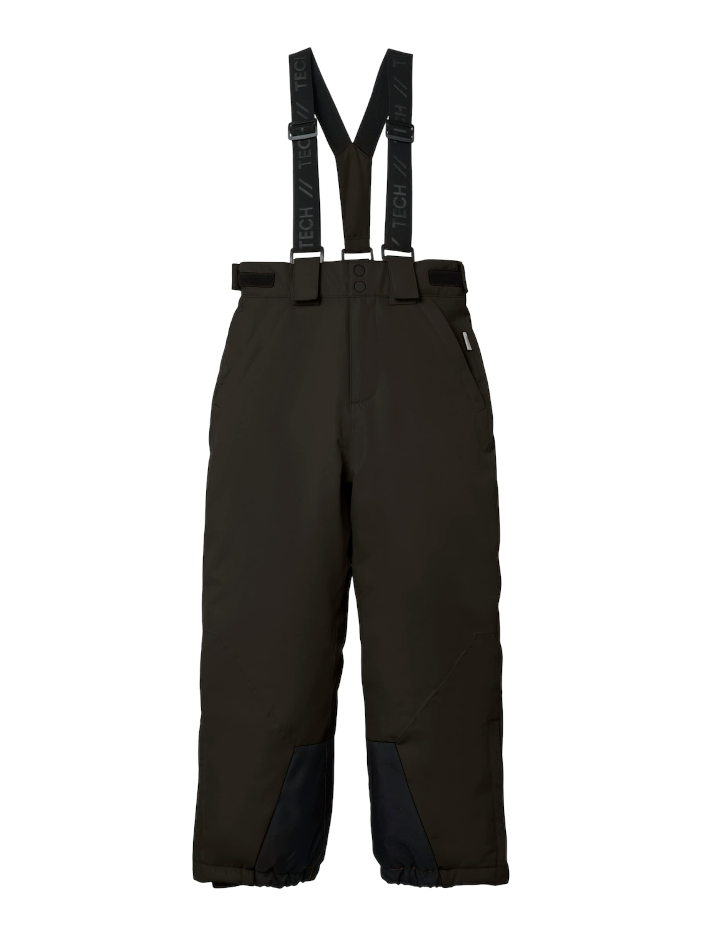 NAME IT Обычный Функциональные штаны 'Slope10' в Черный: спереди