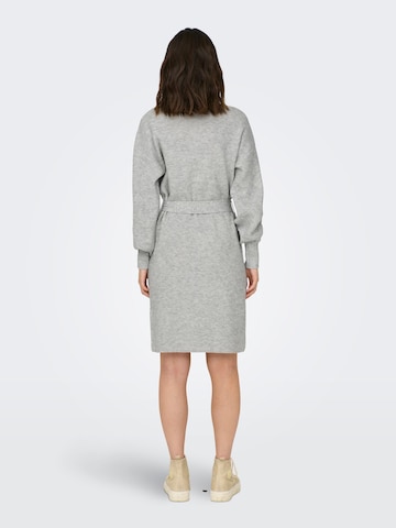 ONLY Knitted dress 'THILDE' in Grey