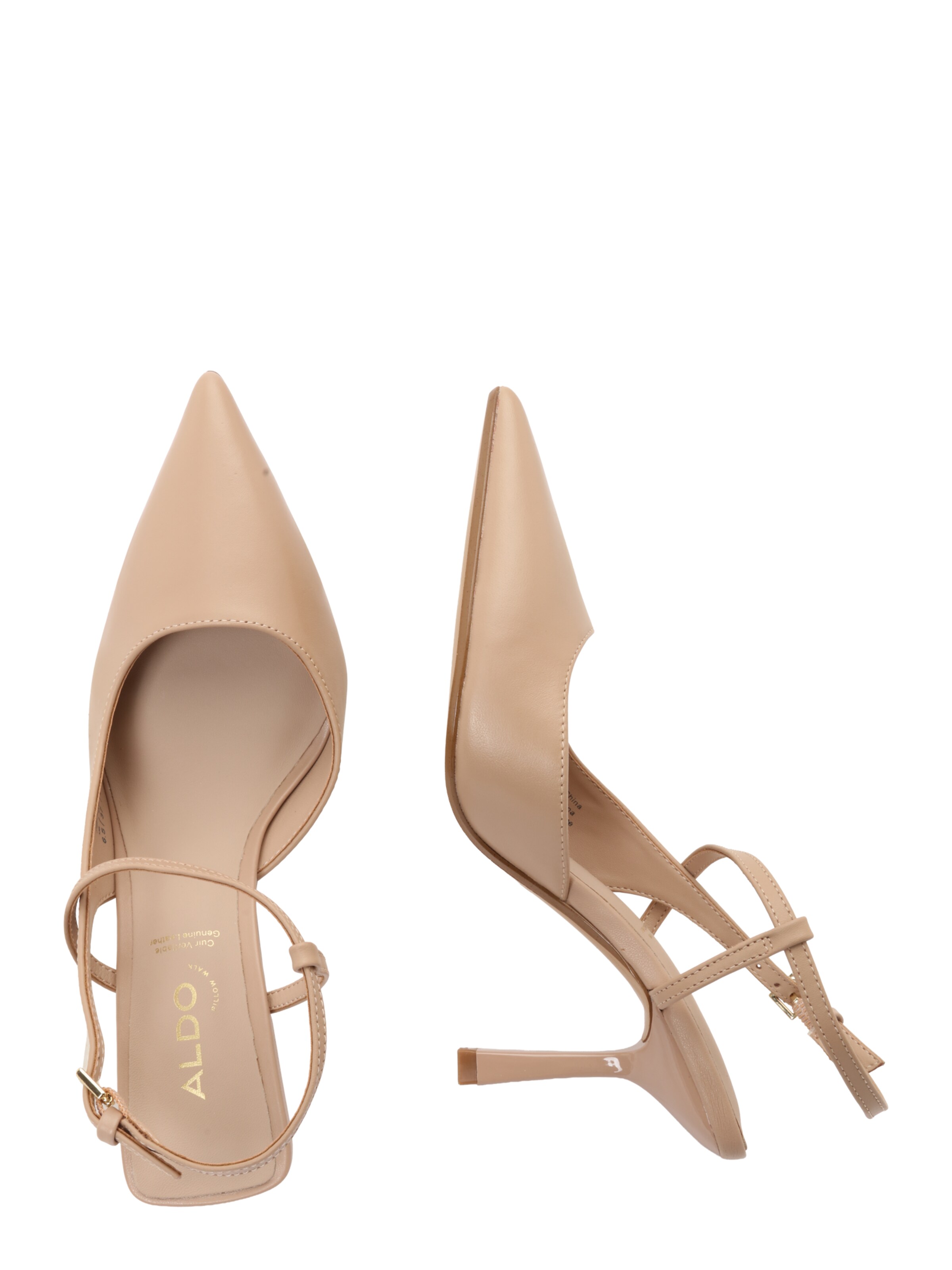 Décolleté sling 'BRUNETTE' di ALDO in beige