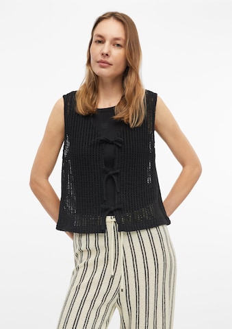 Cardigan s.Oliver en noir : devant