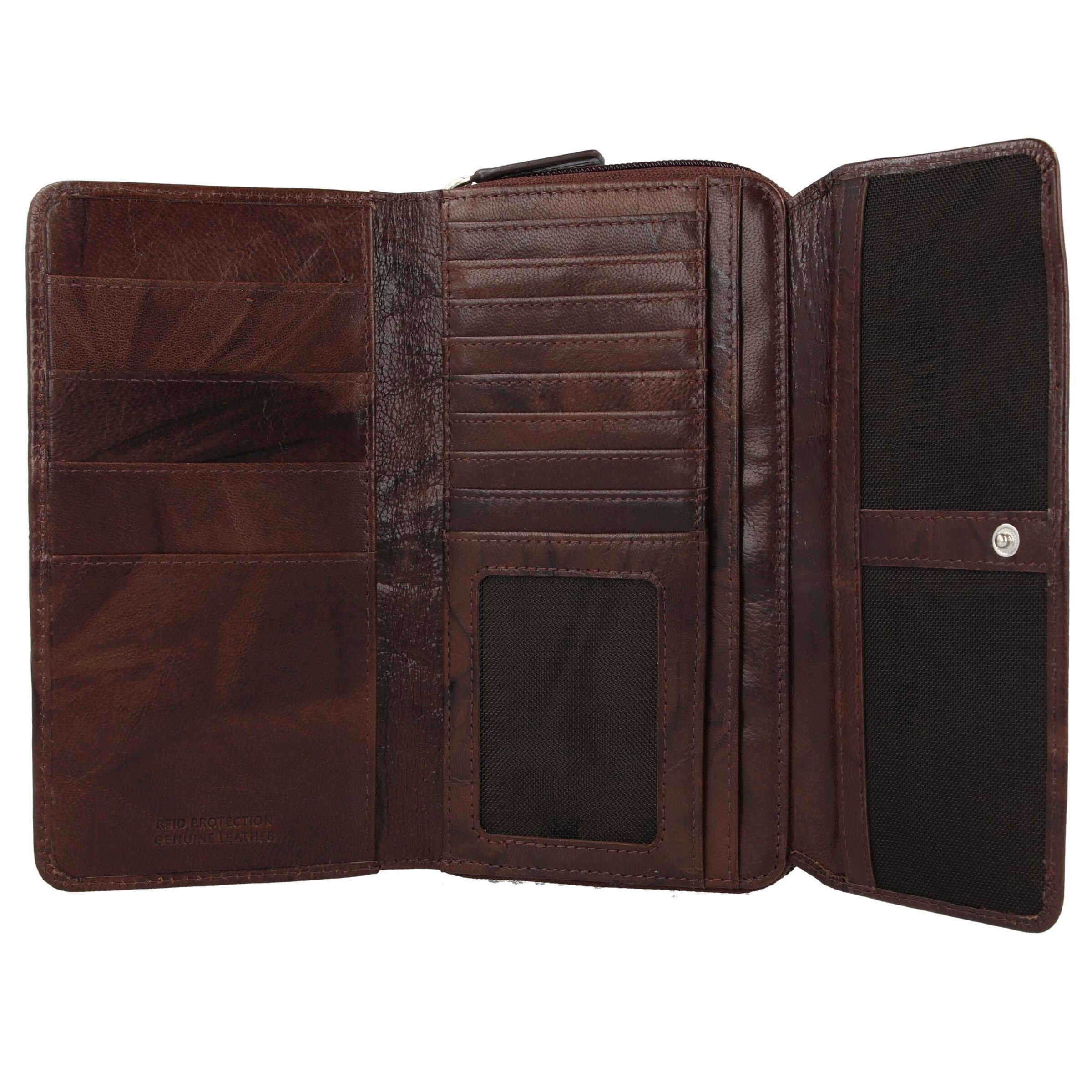 Porte-monnaies 'Donna Aurona' mano en marron