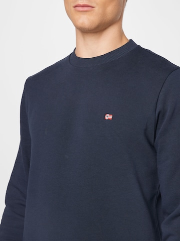 NAPAPIJRI Regular Fit Sweatshirt 'Balis' in Blau