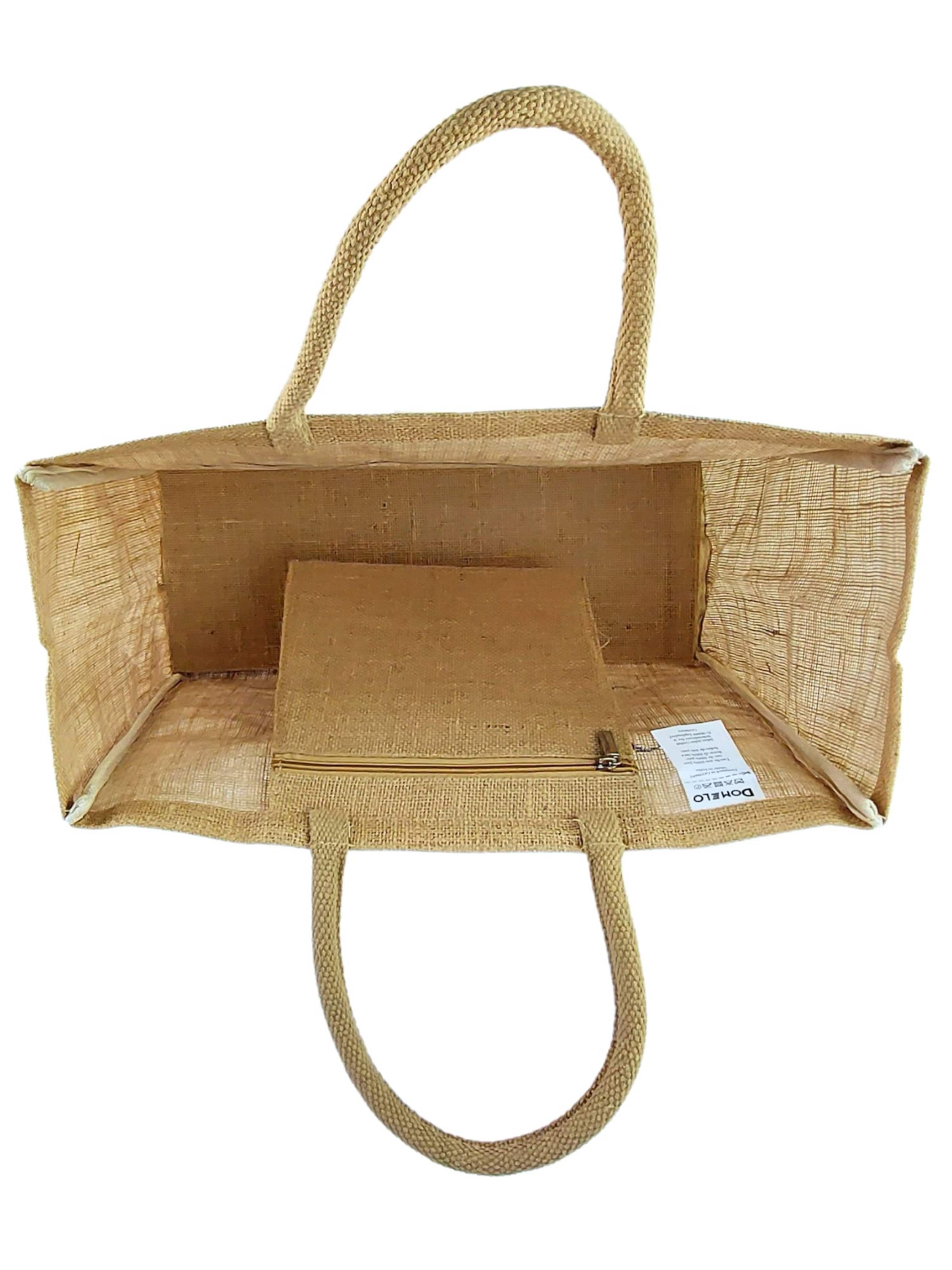 DOMELO Beach Bag 'Domelo' in Beige