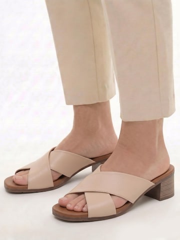 Maciejka Mule in Beige