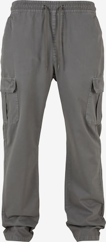 Urban ClassicsLoosefit Cargo hlače - siva boja: prednji dio