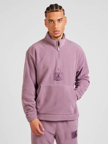 Jordan Sweatshirt 'ESS' in Lila: Vorderseite