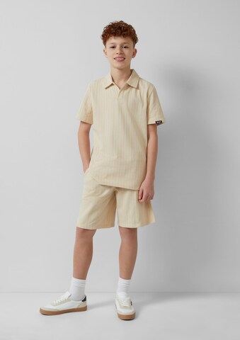 T-Shirt s.Oliver en beige : devant