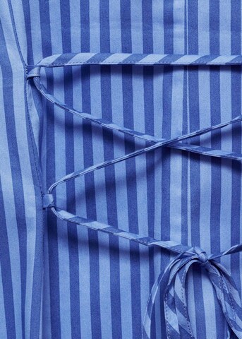 Robe-chemise 'Rose' MANGO en bleu
