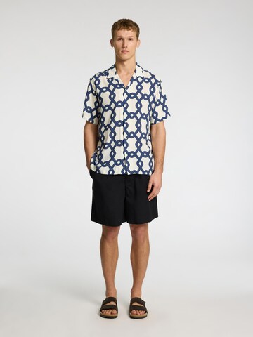 SELECTED HOMME Comfort fit Button Up Shirt 'SLHVero' in White