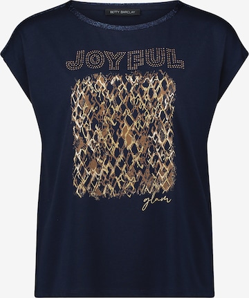 Betty Barclay Blusenshirt mit U-Boot-Ausschnitt in Blau: Vorderseite