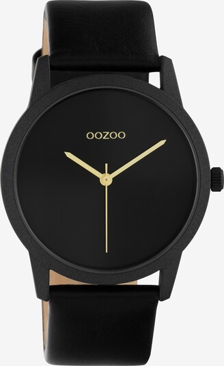 OOZOO Quarzuhr in gold / schwarz, Produktansicht