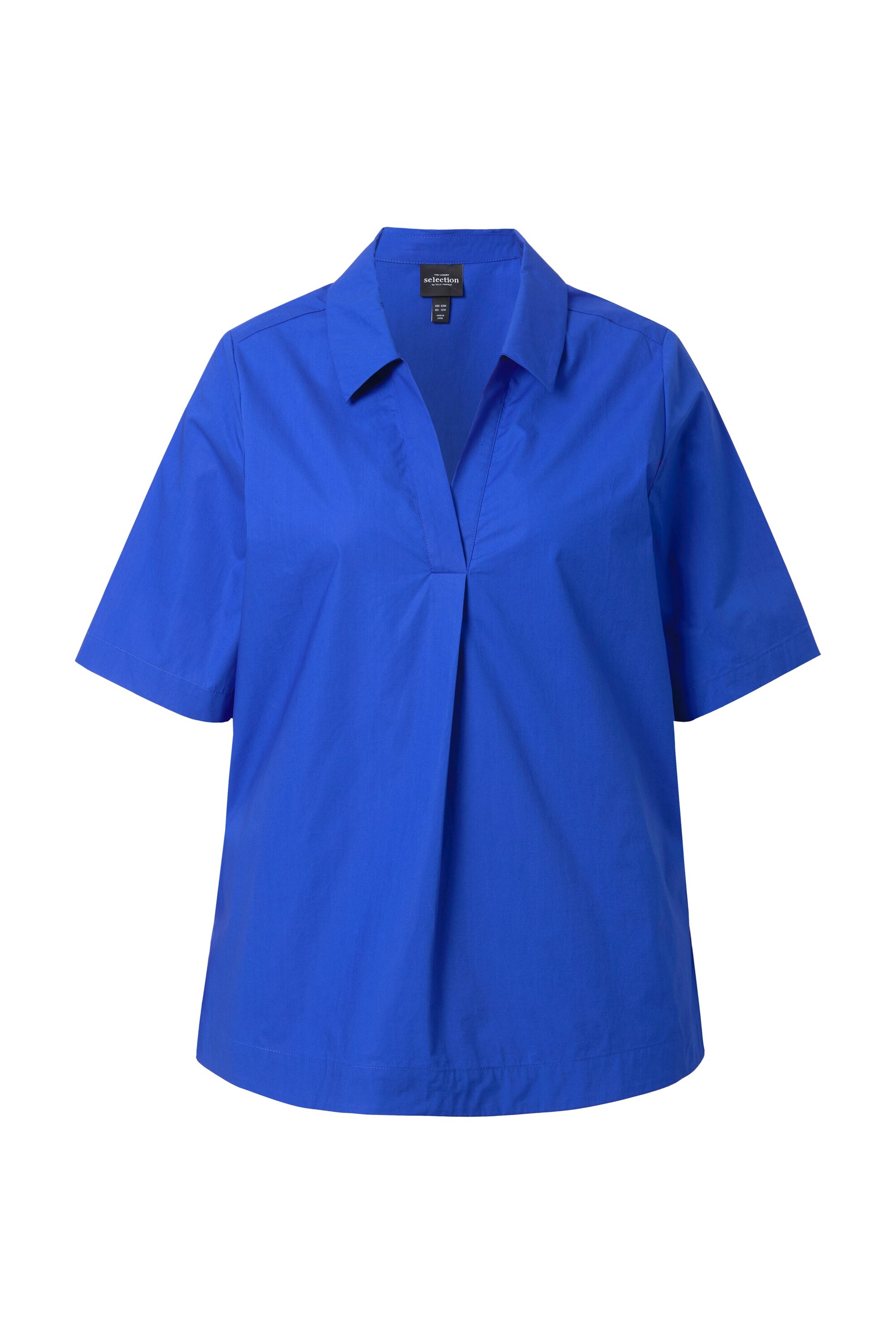 Ulla Popken Blouse in Blauw: voorkant