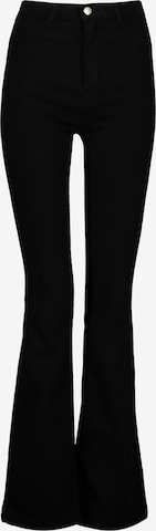 Tally Weijl Flared Jeans in Black: front