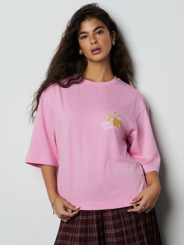 Next Футболка в Ярко-розовый: спереди