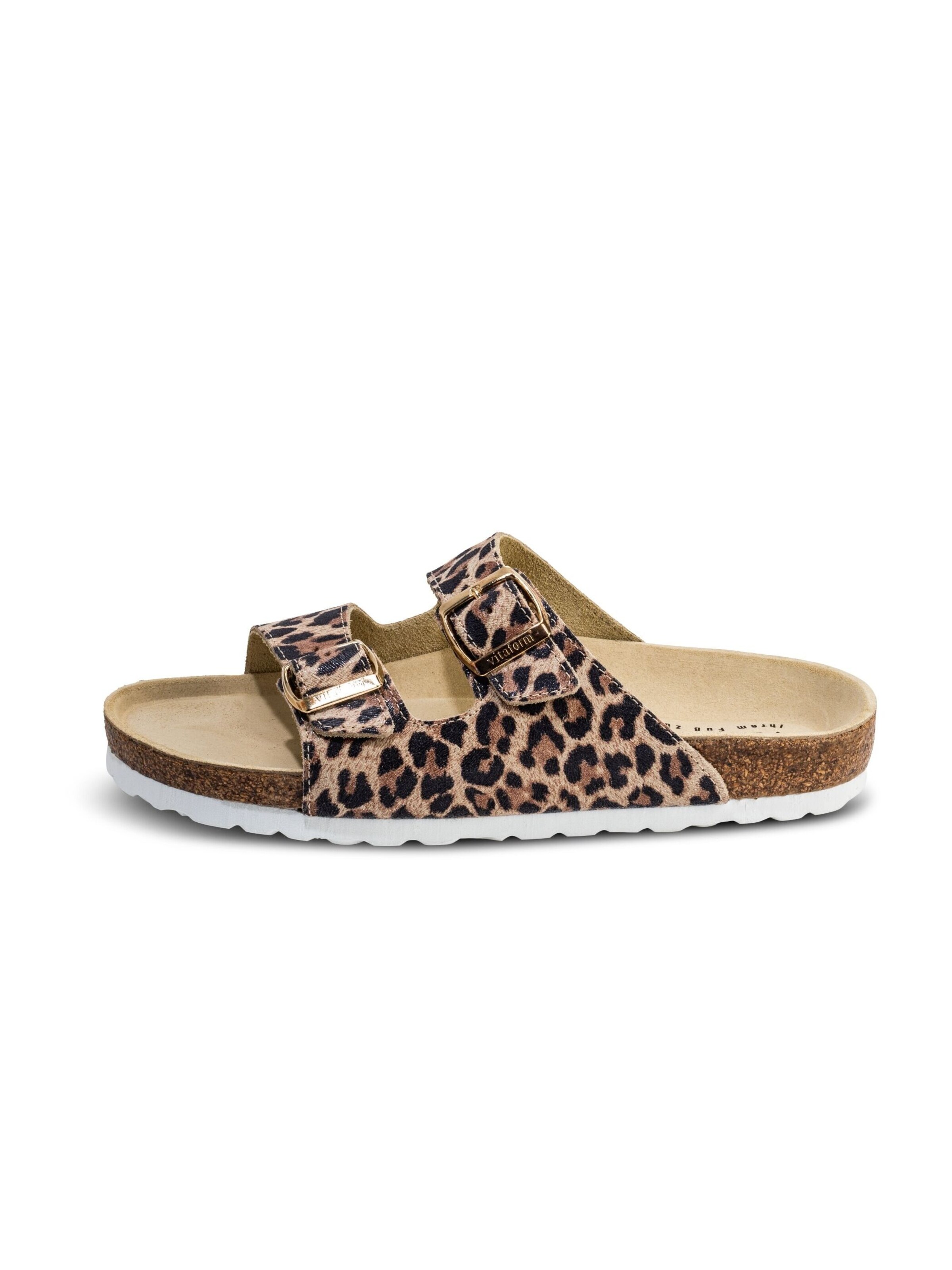 VITAFORM Mules in Brown