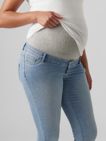 Vero Moda Maternity Skinny Džínsy 'SOPHIA' - Modrá