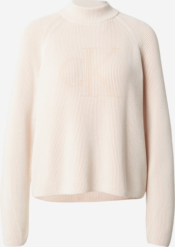 Calvin Klein Jeans - Jersey en naranja: frente