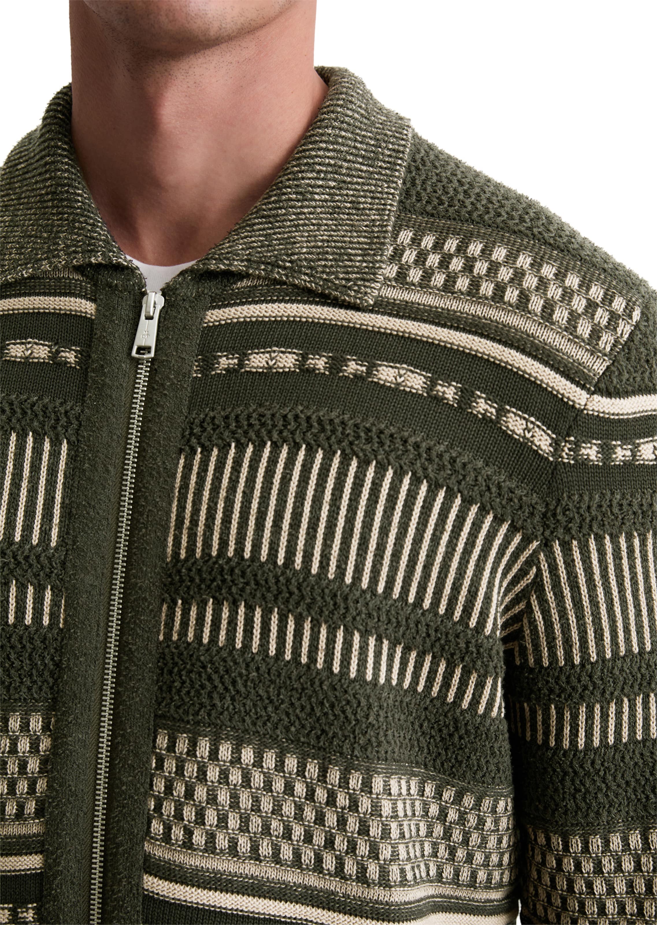 Marc O'Polo Strickjacke in Grün