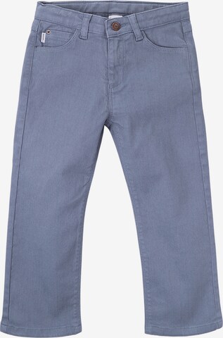 Regular Jeans de la KNOT pe albastru: față