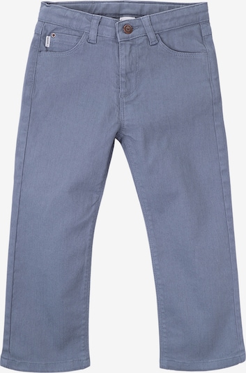 KNOT Jeans in de kleur Duifblauw, Productweergave