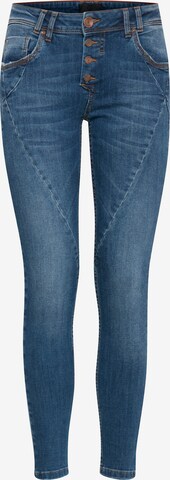 PULZ Jeans Skinny Jeans 'ANNA' in Blauw: voorkant