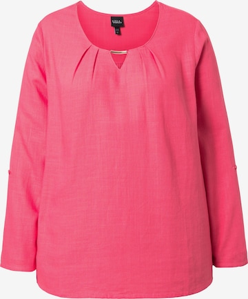 Ulla Popken Blouse in Pink: front