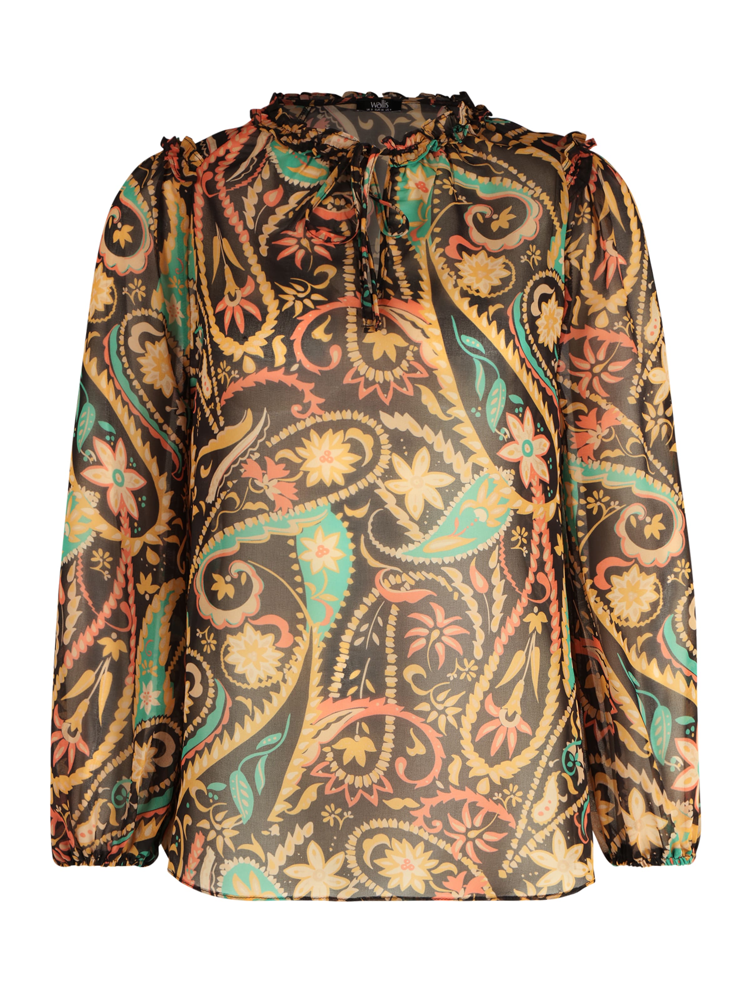 Wallis Блузка в Черный: спереди