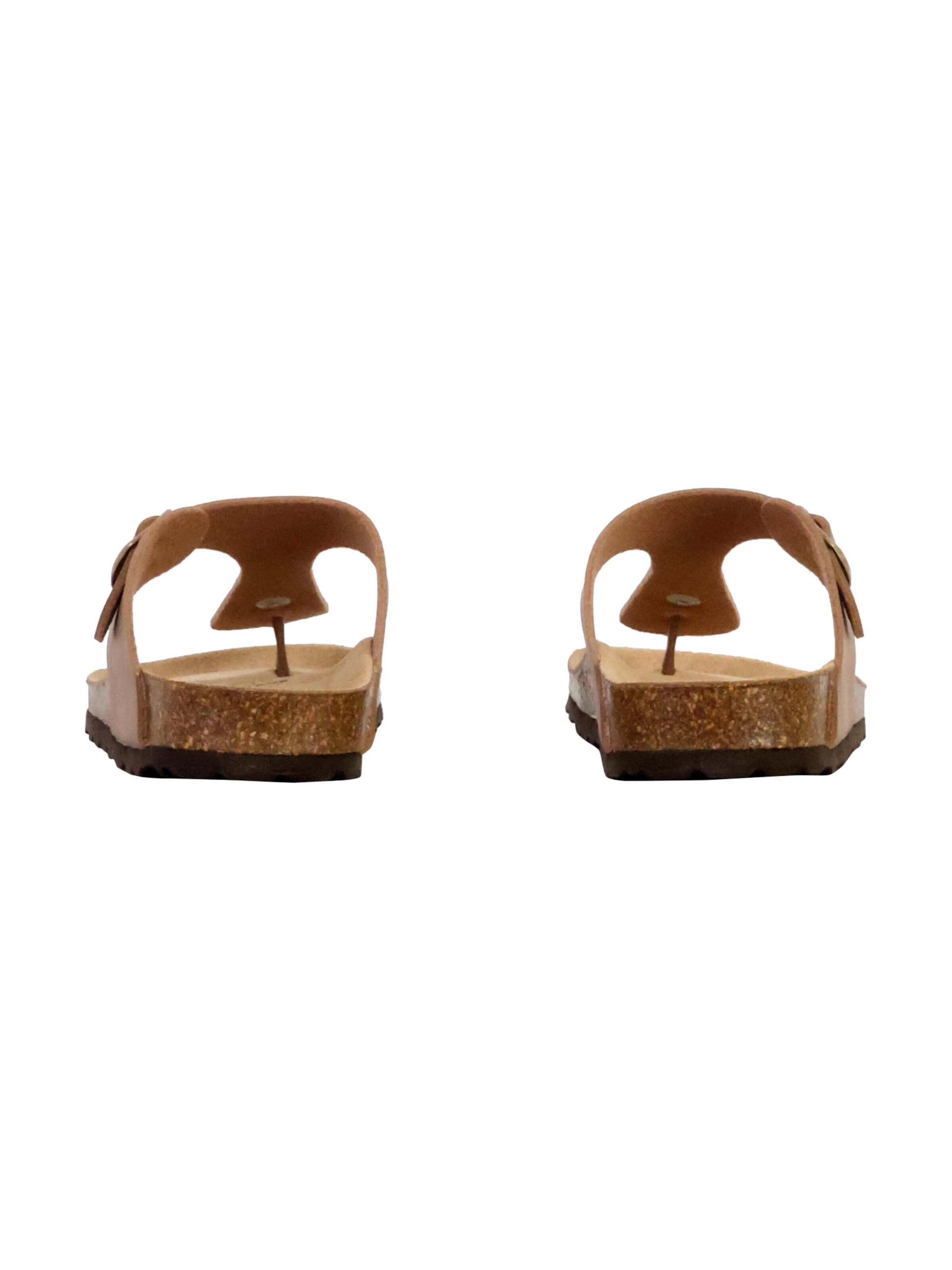 Zoccoletto 'Leder-Pantoletten „Joy“' di The Divine Factory in marrone