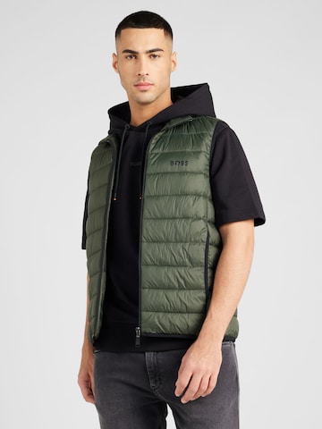 BOSS Green Vest 'Thor' in Green: front