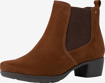 JANA Chelsea Boot in Braun: front
