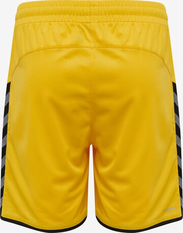 Regular Pantalon de sport Hummel en jaune