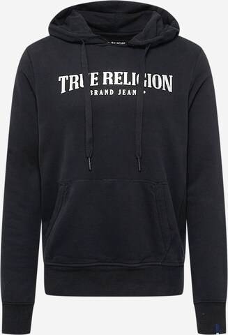 True Religion Sweatshirt in Schwarz: predná strana