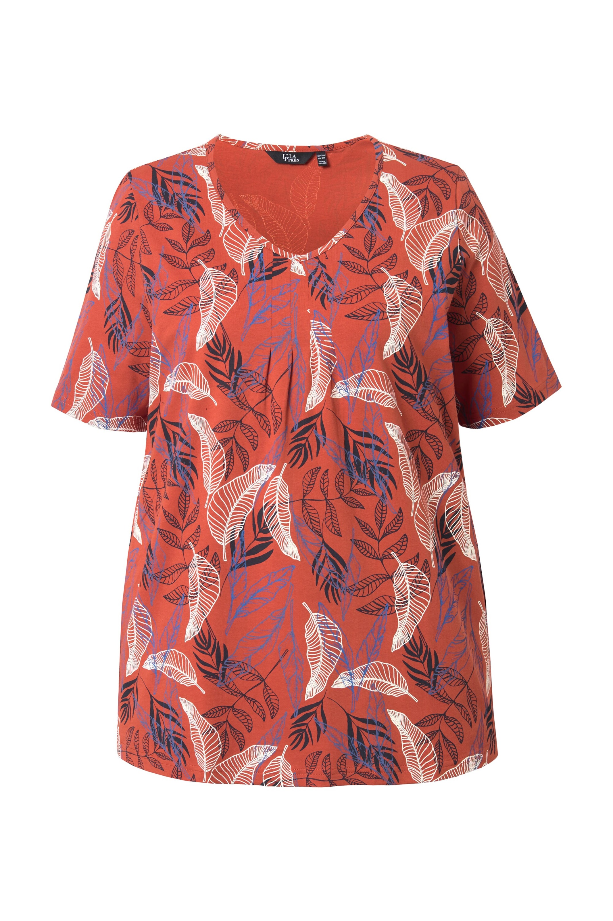 Ulla Popken Shirt in Rot: Vorderseite