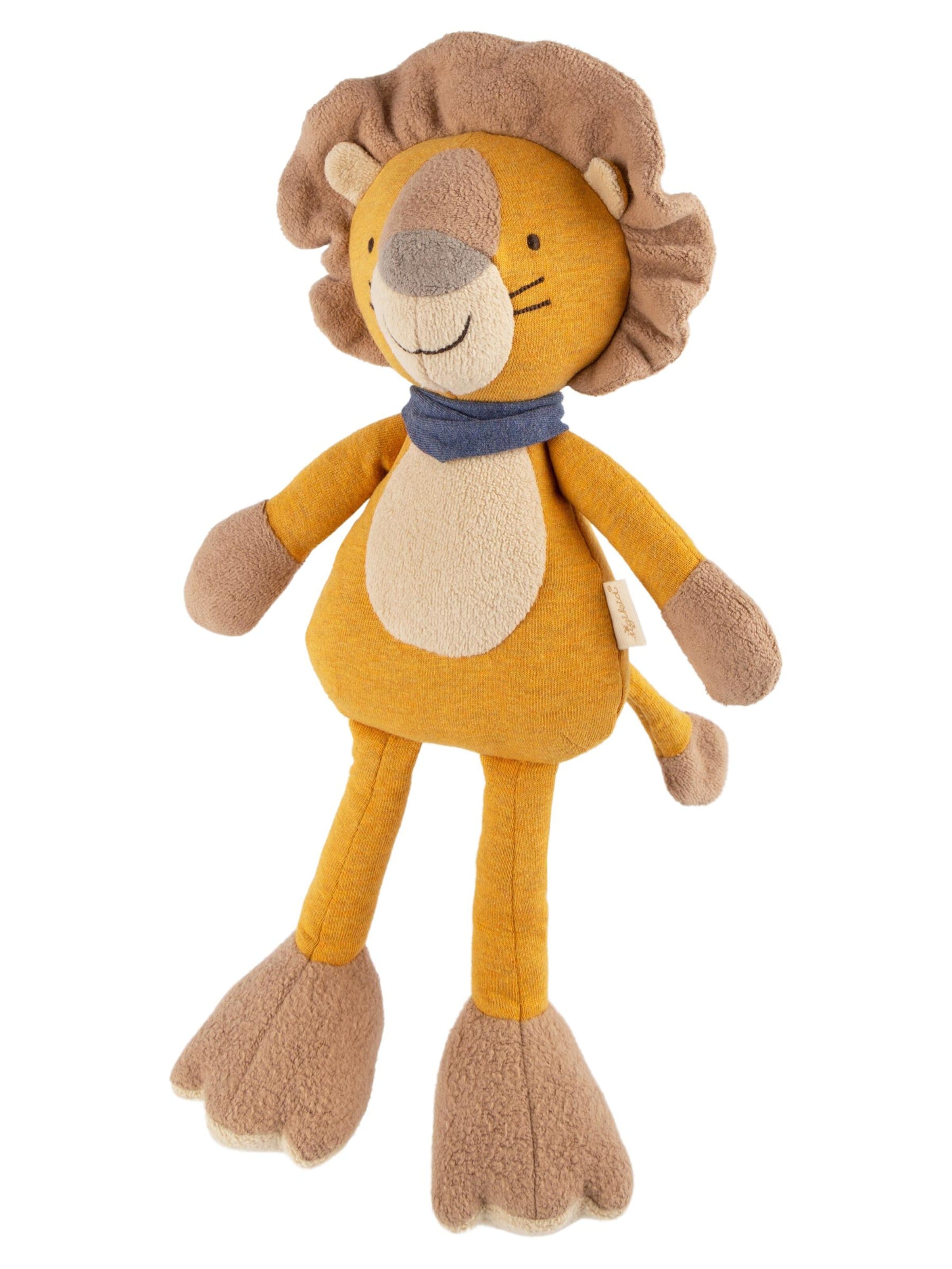 SIGIKID Stuffed animals 'Plüschtier Löwe Kuschel- und Spielfigur für Babys und Kinder' in Yellow: front