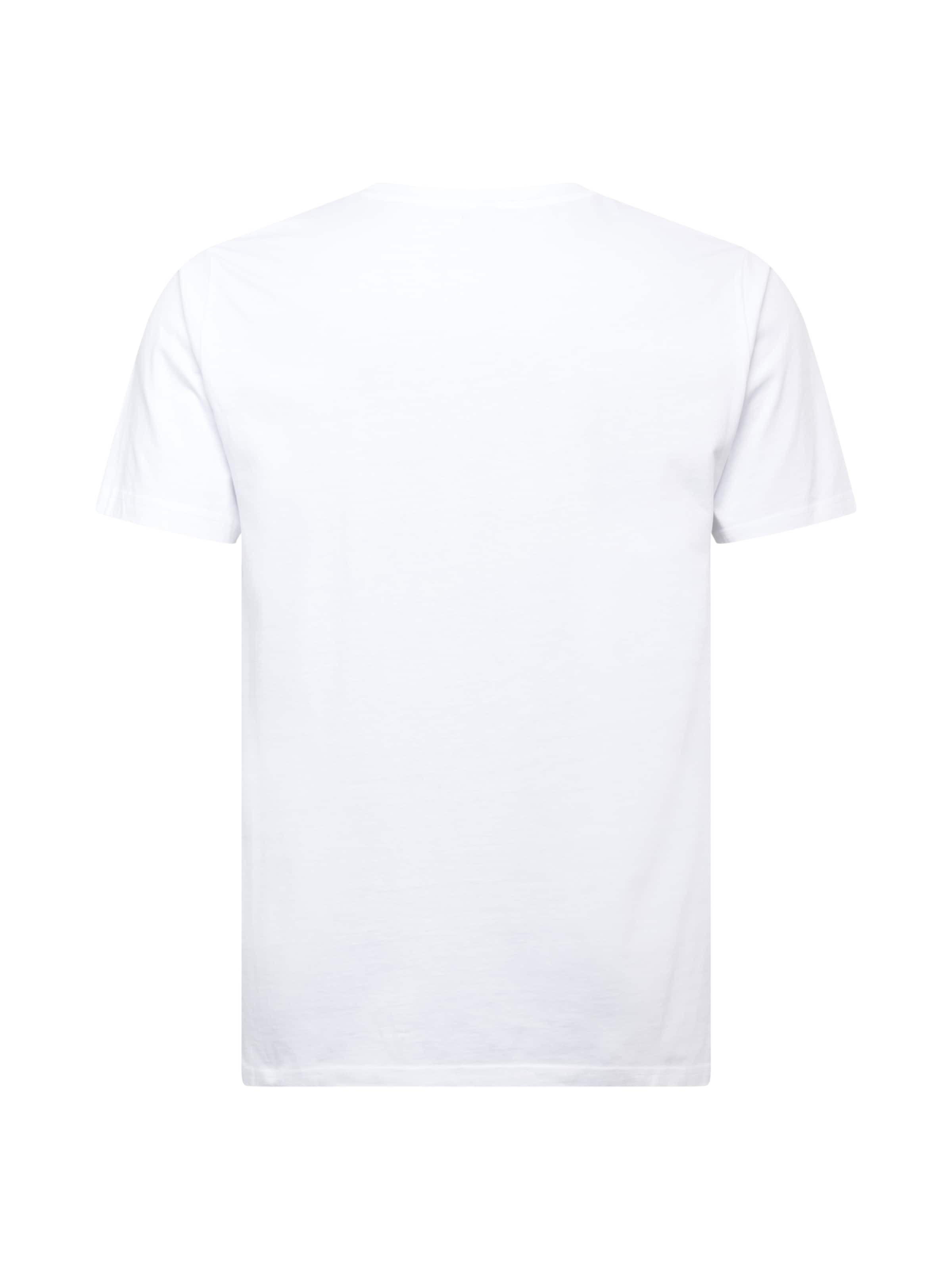 Männer Große Größen Mister Tee T-Shirt 'LA Sketch' in Weiß - XN68879 Männer Große Größen Mister Tee T-Shirt 'LA Sketch' in Weiß - XN68879