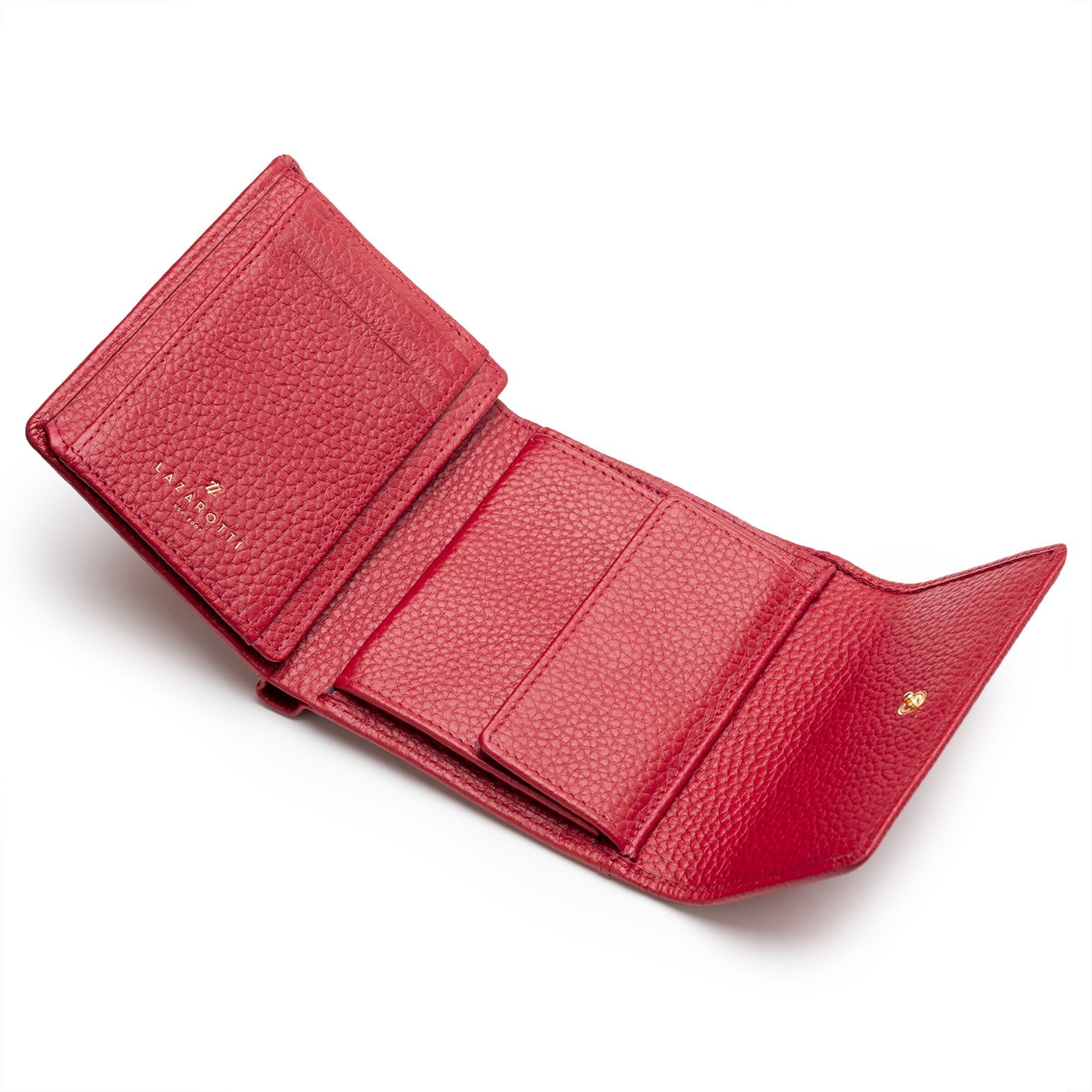Lazarotti Wallet 'Bologna' in Red
