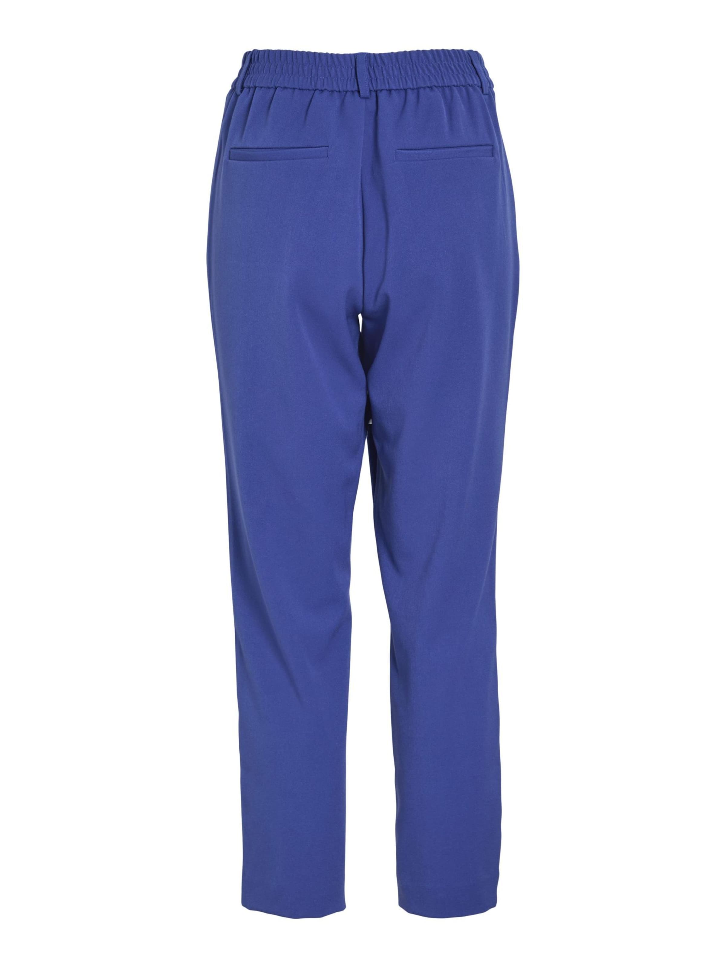 VILA Alt kitsenev Voltidega püksid 'VIVARONE', värv sinine