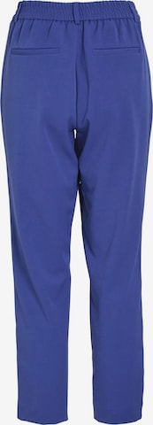 VILA Tapered Élére vasalt nadrágok 'VIVARONE' - kék
