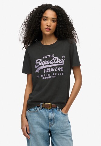 Superdry T-Shirt in Schwarz: Vorderseite