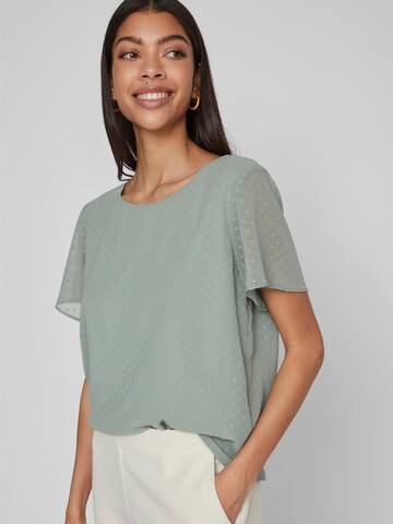 VILA - Blusa 'Dobby' en verde