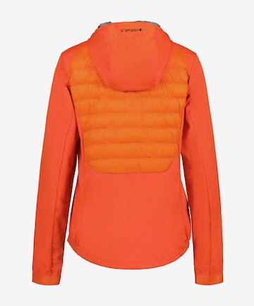 ICEPEAK Zunanja jakna 'Deerton' | oranžna barva